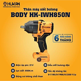 THÂN MÁY SIẾT BULÔNG 850NM  BODY HK-IWH850N HUKAN - HÀNG CHÍNH HÃNG