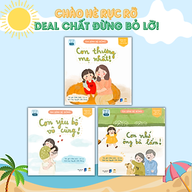 [Download Sách] Sách thơ cho bé - Bộ Gia đình Bé Bỏng - Truyện tranh cho trẻ tập nói, mầm non từ 0-1-2-3-4-5-6 tuổi (Sách Đọc to gắn kết tình cảm gia đình)