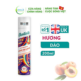 Dầu gội khô Batiste Dry Shampoo 200ml Hết Ngứa, Hết Bết Dính Tóc Bồng Bềnh Tức Thì