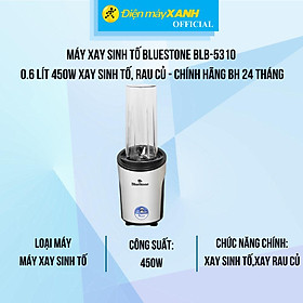 Mua Máy xay sinh tố Bluestone BLB-5310 0.6 lít 450W xay sinh tố  rau củ - Chính hãng BH 24 tháng - Hàng Chính Hãng