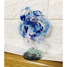 Standee tượng mica trong Hatsune Miku