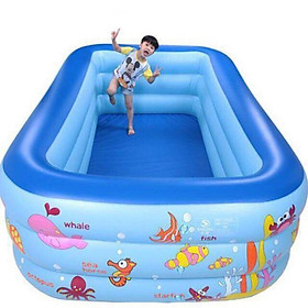 Mua BỂ BƠI PHAO BƠI CỠ LỚN 1M2 - 1M3 - 1M5 - 1M8 - 2M1 CHO BÉ YÊU z