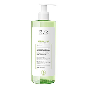Sữa rửa mặt không có xà phòng và giảm thiểu tế bào chết SEBIACLEAR Gel Moussant SVR 400ml