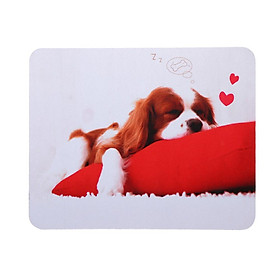 Mouse Pad Anti-Slip Mouse Mat Rubber Game Office Mousepad for Laptop Computer(Dog Pattern)