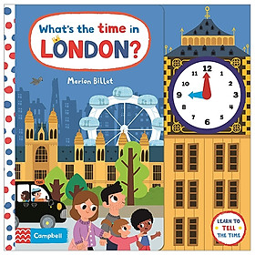 [Download Sách] What's The Time In London? : A Tell-the-time Clock Book