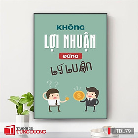 Mua Tranh treo tường động lực văn phòng câu nói slogan truyền cảm hứng  tranh canvas trang trí DL26