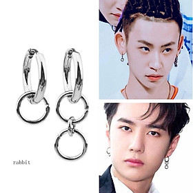 Khuyên tai Vương Nhất Bác khuyên nam nữ unisex không gỉ