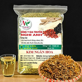 Trà Kim Ngân Hoa Sấy Khô 100g Loại Thượng Hạng - Đông Y Nghi Anh