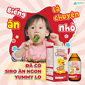 Siro YUMMY giúp bé ăn ngon, tăng cường hấp thu dưỡng chất hộp 1 lọ 150ml