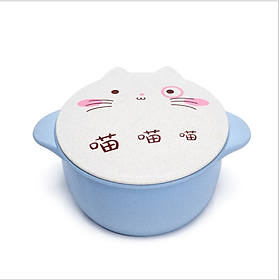 Mua Bát úp mì hình mèo kèm muỗng có tay cầm HT063 - Giao Ngẫu Nhiên