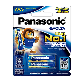 Mua Vỉ Pin Evolta cao cấp Panasonic AAA LR03EG/2B-V (2 viên) - Hàng Chính Hãng
