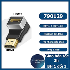 Mua Đầu nối HDMI HDMI 4k60hz - HDMI vuông góc đầu nối tiếp hdmi 2 đầu âm 8k - Hồ Phạm