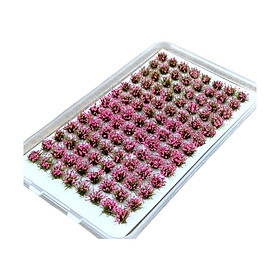 4 Set DIY Miniature Flower Cluster Model for Micro Landscape Decoration