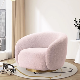 Mua Ghế sofa đơn bọc vải lông cừu chân bọc vải cao cấp Juno Sofa HSDCT-20