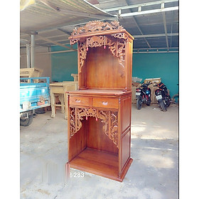 Mua Tủ thờ ông địa 2 tầng T02  - Đồ Gỗ Mạnh Hùng