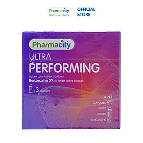 Bao cao su Pharmacity Ultra Performing