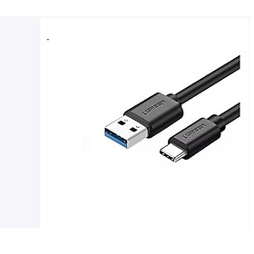 Cáp USB A sang type c 2.0 màu đen cáp truyền dữ liệu từ máy tính ra điện thoại Ugreen 60826 - hàng chính hãng