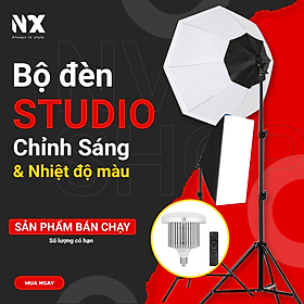 Mua Bộ đèn studio điều chỉnh ánh sáng và nhiệt độ màu chụp ảnh  quay phim  Livestream chuyên nghiệp PARABOL - Softbox