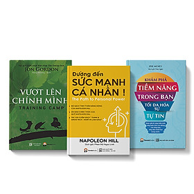 Sách COMBO 3 cuốn Vượt lên chính mình + Khám phá tiềm năng trong bạn tối đa hóa sự tự tin + Đường đến sức mạnh cá nhân