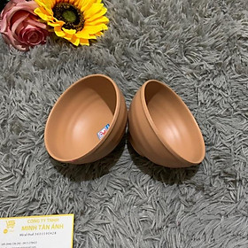 Mua Chén cơm nhựa màu nhám ngói 10c