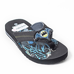 DÉP KẸP XỐP BÉ TRAI BITI HOẠT HÌNH NGƯỜI DƠI BATMAN DXB128899 (ĐEN + ĐỎ) - BITI 21760
