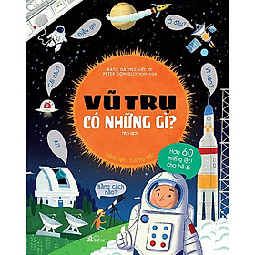 Sách Tương Tác - Sách Lật Giở - Vũ Trụ Có Những Gì ( Tặng Bookmark Thiết Kế Aha)