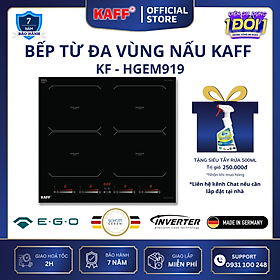 Mua Bếp âm đa từ  4 vùng nấu nhập khẩu Germany KAFF KF-HGEM919 - Hàng Chính Hãng