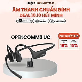 Mua Tai nghe Bluetooth truyền âm thanh qua xương Shokz OPENCOMM2/OPENCOMM2 UC - Hàng Chính Hãng