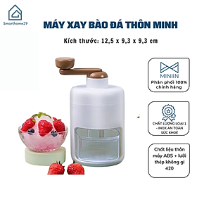 Máy Bào Đá Mini Xay Đá Tuyết Quay Bằng Tay Đa Năng Cho Gia Đình - HÀNG CHÍNH HÃNG MINIIN