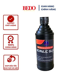 Keo dán mica, keo dán mặt, dán cạnh trong suốt acrylic glue-chai 500ml