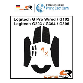 Mua Bộ grip tape Corepad Soft Grips - Dành cho Logitech G Pro / G102 / G203 / G304 / G305 Series - Hàng Chính Hãng