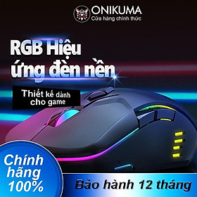 Mua ONIKUMA CW902 Chuột Chơi Game Có Dây Chuột Quang RGB Với Ánh Sáng Đầy Màu Sắc cho máy tính xách tay/PC  Hàng chính hãng 