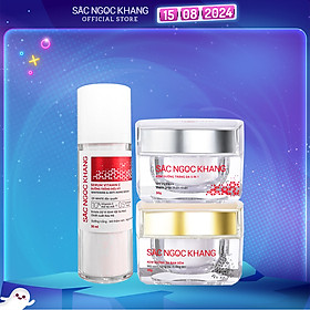 COMBO dưỡng da chuyên sâu kem dưỡng ban đêm 30g + kem dưỡng ban ngày 5 in 1 30g + Serum dưỡng trắng 30ml cho tác dụng nhanh mạnh, toàn diện