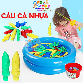 Cá Nhựa Cân Đã Bắt Vít Loại To Có Cần Câu Không kèm phao