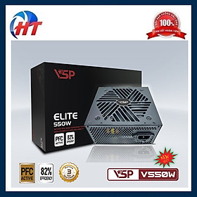 Bộ nguồn VSP Elite Active PFC V550W - HT - HÀNG CHÍNH HÃNG