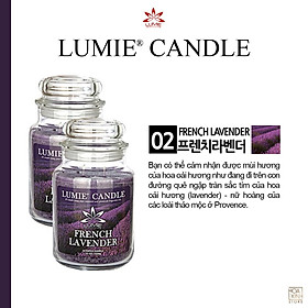 Mua Nến thơm cao cấp Lumie Candle Hàn Quốc - Size L 630g - Sáp tự nhiên 100% An toàn khi sử dụng