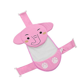 Cute Elephant Baby Bath Pad Infant Bath Support Seat for 0-12M Baby Infant