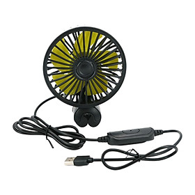 Car Rear Seat Cooling Fan  for Travel Vehicle Seats SUV RV