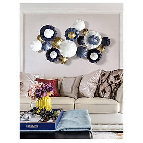 Tranh sắt treo tường trang trí nghệ thuật DNS333 sang trọng hiện đại (KT 147x86cm)
