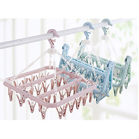 Mua Móc chùm phơi quần áo  đồ baby  tã  đồ nhỏ 32 kẹp (giao màu ngẫu nhiên)