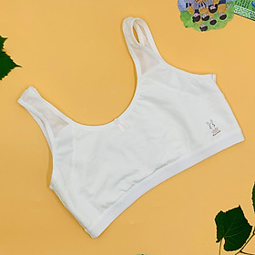 Áo Lót Teen, Áo Bra Học Sinh Màu Trắng Atuner ANT08 Chất Liệu Cotton Kèm Lưới Thoáng Khí 