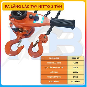 Mua Pa lăng lắc tay Nitto 3 tấn
