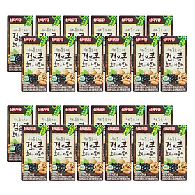 Thùng 24 Hộp Sữa Đậu Đen, Óc Chó, Hạnh Nhân Sahmyook Foods (190ml / Hộp)