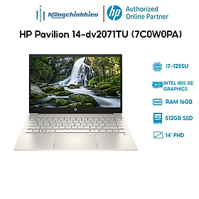 Mua Laptop HP Pavilion 14-dv2071TU 7C0W0PA i7-1255U | 16GB | 512GB | 14  FHD | Win 11 Hàng chính hãng