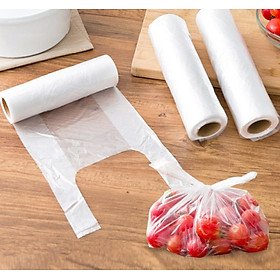 Mua COMBO 100 TÚI NILON ĐỰNG THỰC PHẨM CÓ QUAI XÁCH