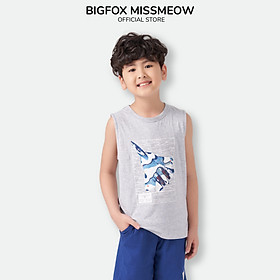 Bộ Bé Trai Size Đại Bigfox, Đồ Bộ Trẻ Em Mùa Hè Chất Cotton In Máy Bay 3-11