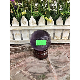 Mua Quả cầu phong thủy đá thạch anh tím - Đường kính 5 2 cm và 5 3 cm