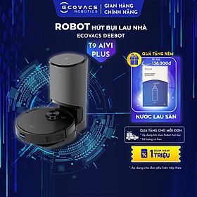 Robot hút bụi lau nhà Ecovacs Deebot T9 AIVI Plus, Phiên bản Nội địa