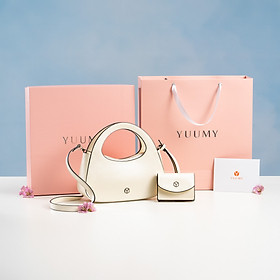 Túi Yuumy ( Thời trang nữ túi đeo chéo da + ví mini - Bộ quà tặng túi xách Nâng Niu YHQ01 )