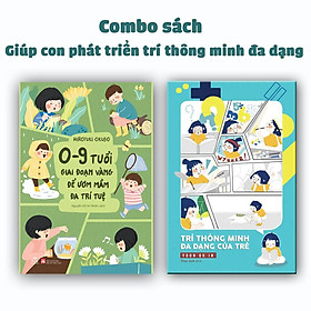 Sách Combo Giúp con phát triển trí thông minh đa dạng